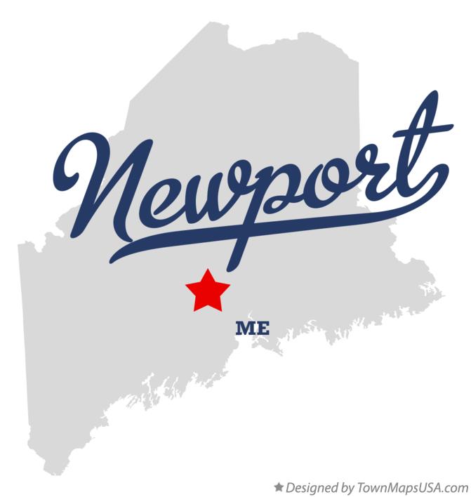 Map of Newport Maine ME
