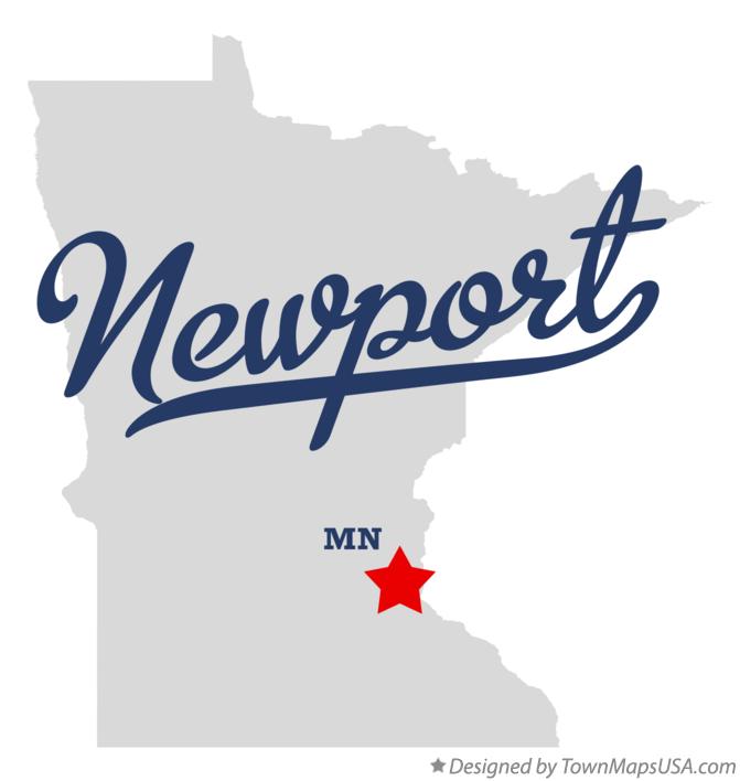 Map of Newport Minnesota MN