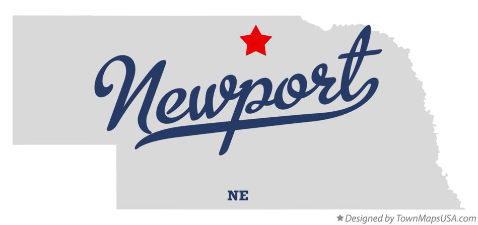 Map of Newport Nebraska NE