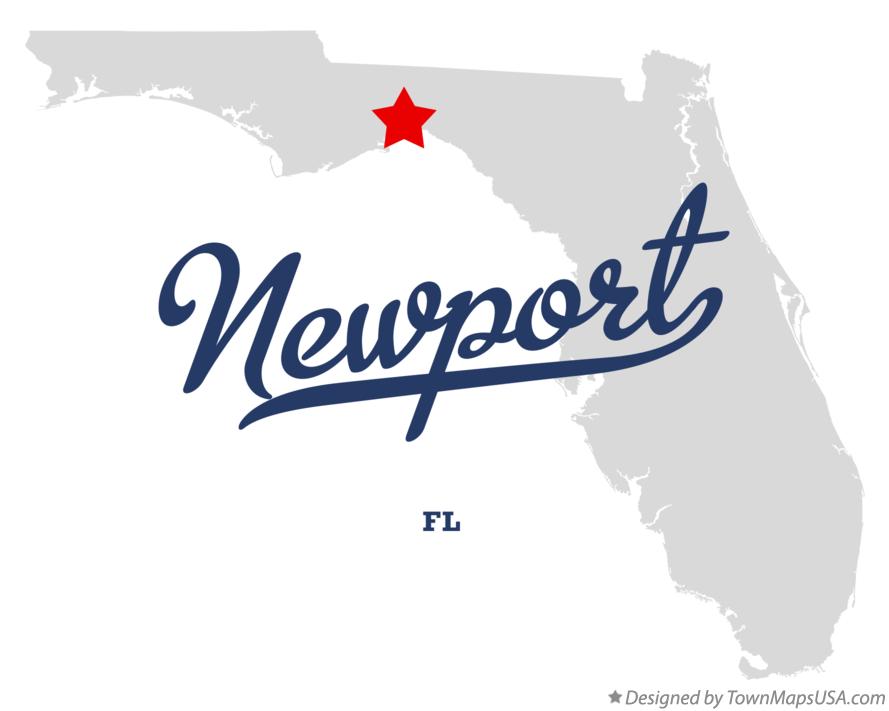 Map of Newport Florida FL