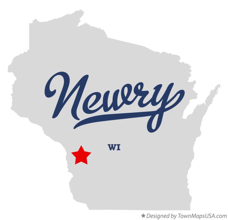 Map of Newry Wisconsin WI
