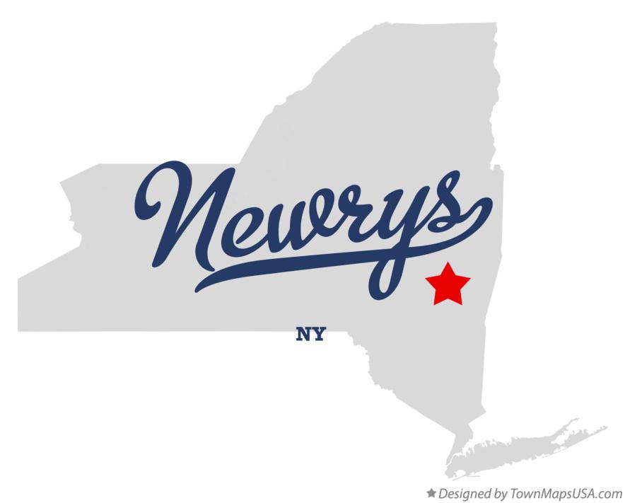 Map of Newrys New York NY