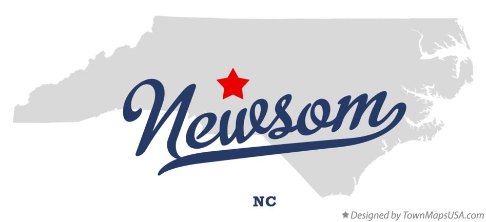 Map of Newsom North Carolina NC