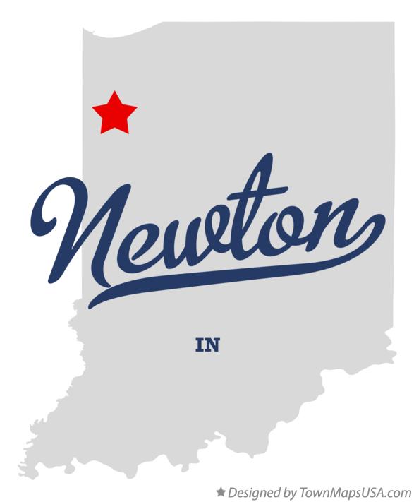 Map of Newton Indiana IN