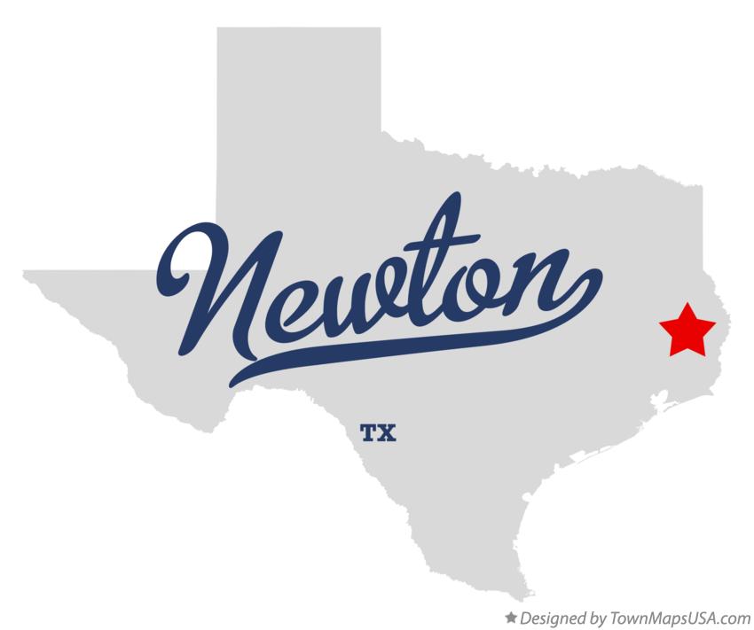 Map of Newton Texas TX