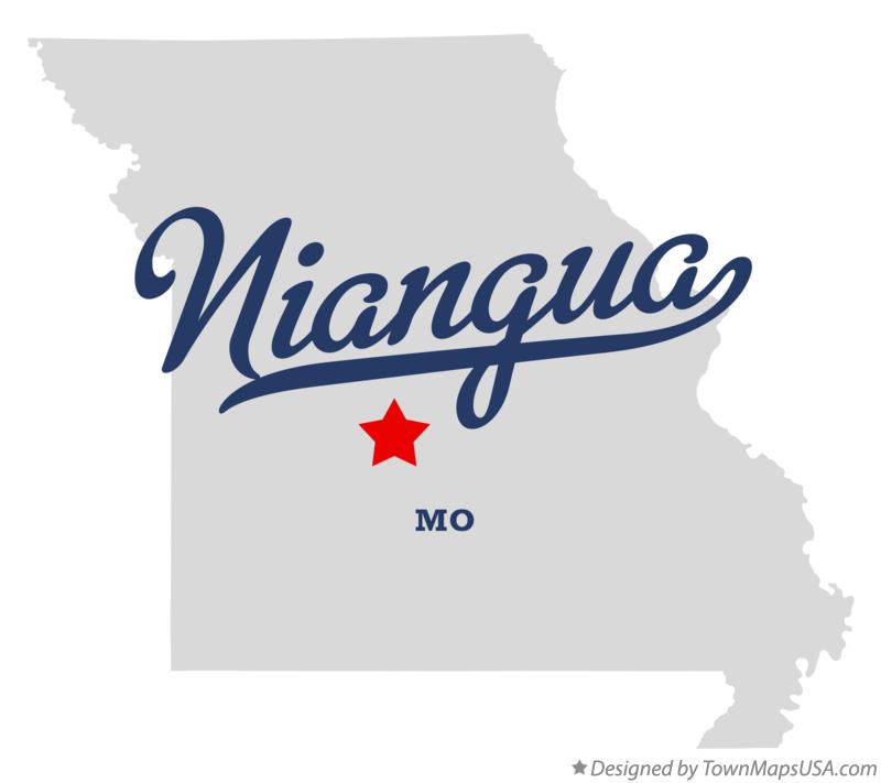 Map of Niangua Missouri MO