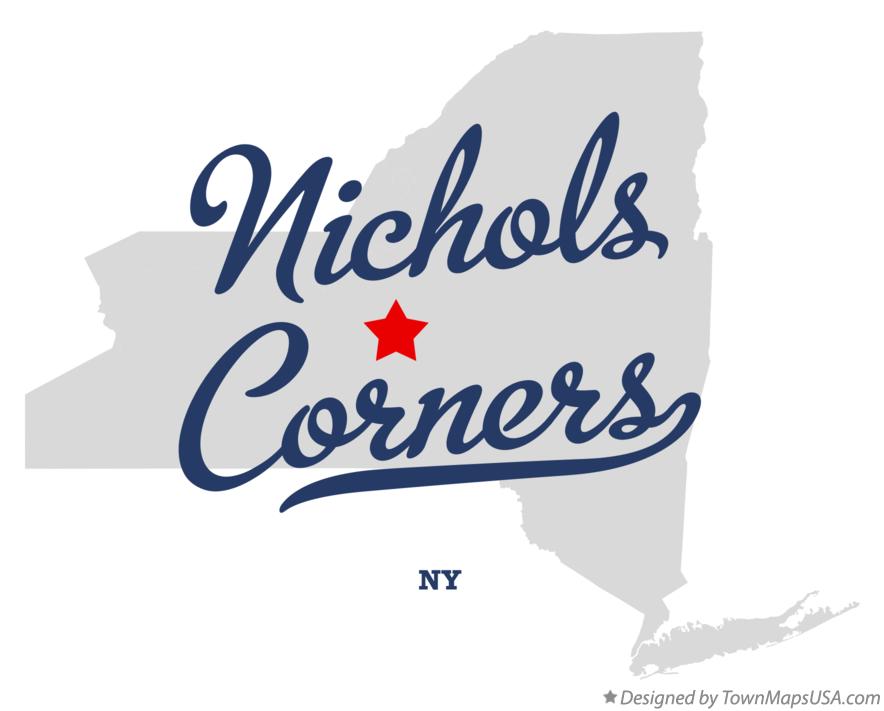 Map of Nichols Corners New York NY