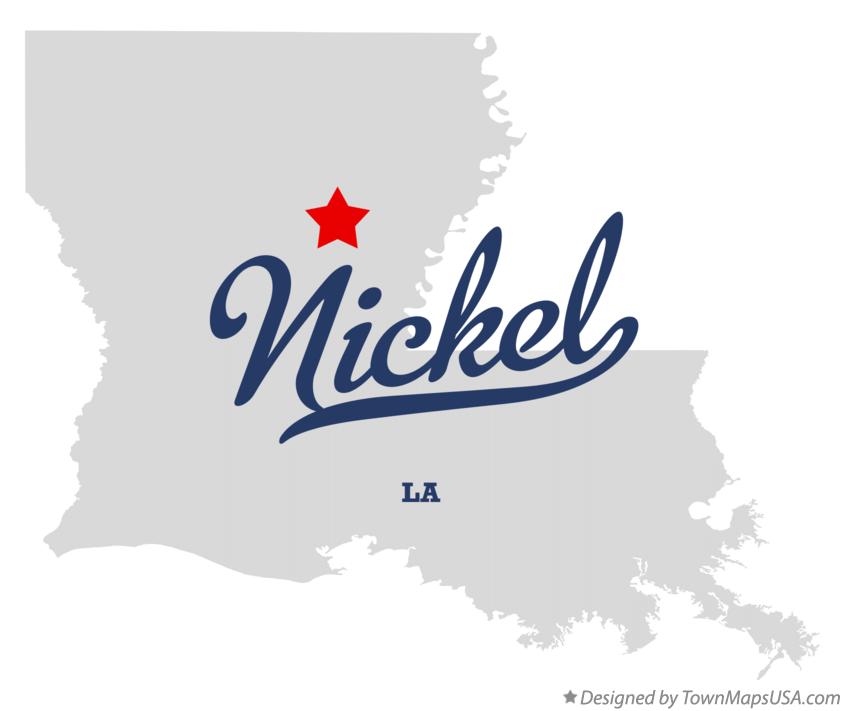 Map of Nickel Louisiana LA