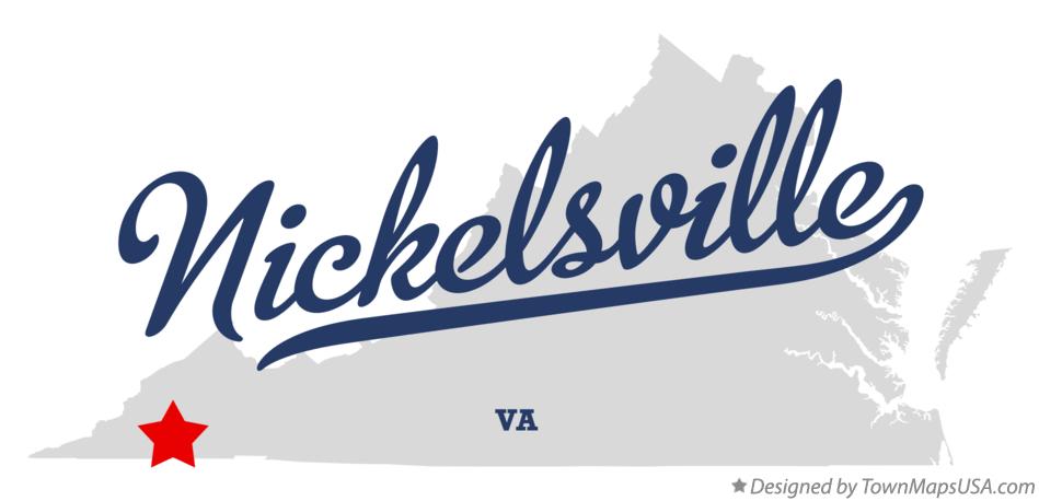Map of Nickelsville Virginia VA