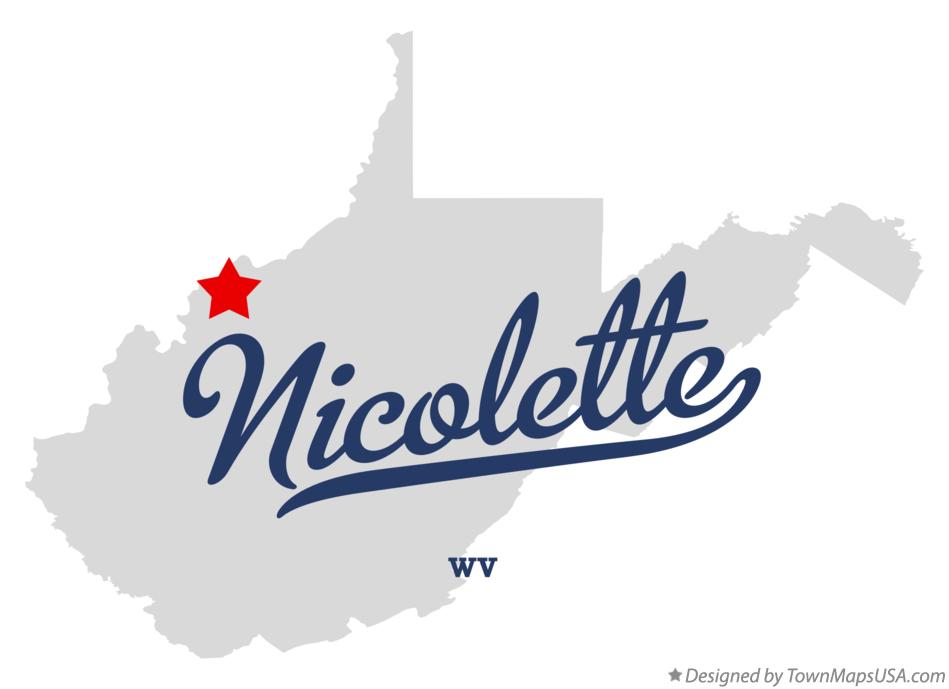 Map of Nicolette West Virginia WV