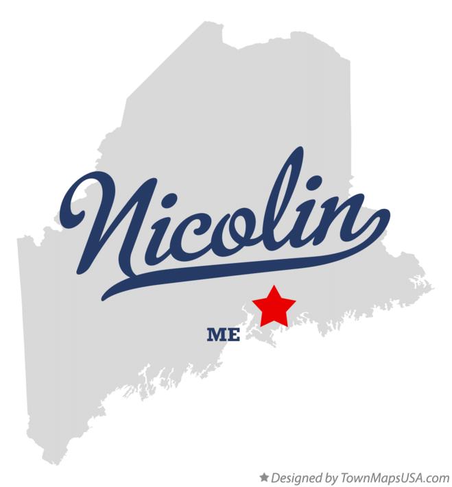 Map of Nicolin Maine ME