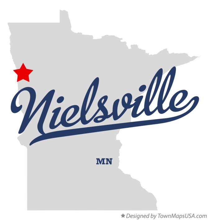 Map of Nielsville Minnesota MN