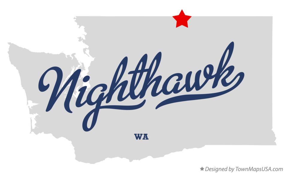 Map of Nighthawk Washington WA