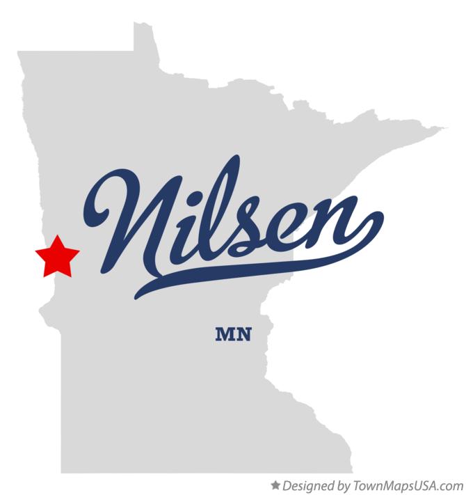 Map of Nilsen Minnesota MN