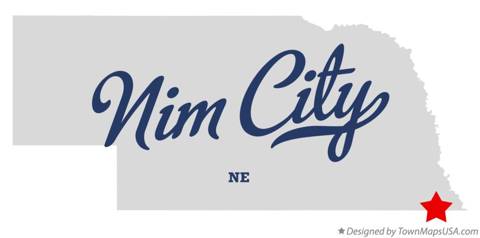 Map of Nim City Nebraska NE