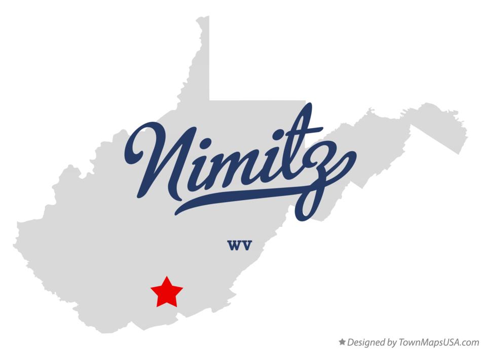 Map of Nimitz West Virginia WV