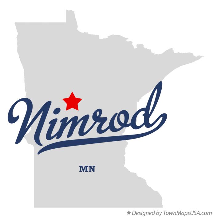 Map of Nimrod Minnesota MN