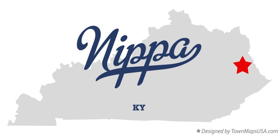 Map of Nippa Kentucky KY