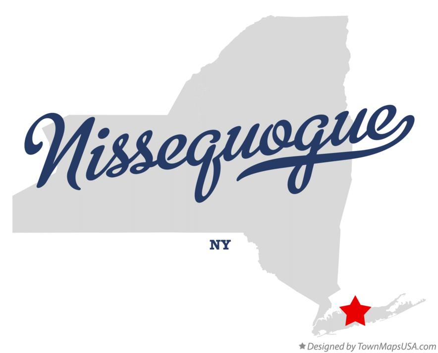 Map of Nissequogue New York NY