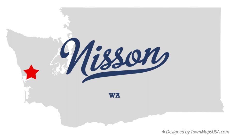 Map of Nisson Washington WA