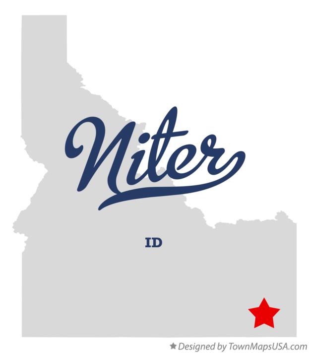 Map of Niter Idaho ID