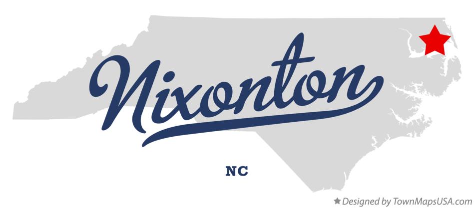 Map of Nixonton North Carolina NC