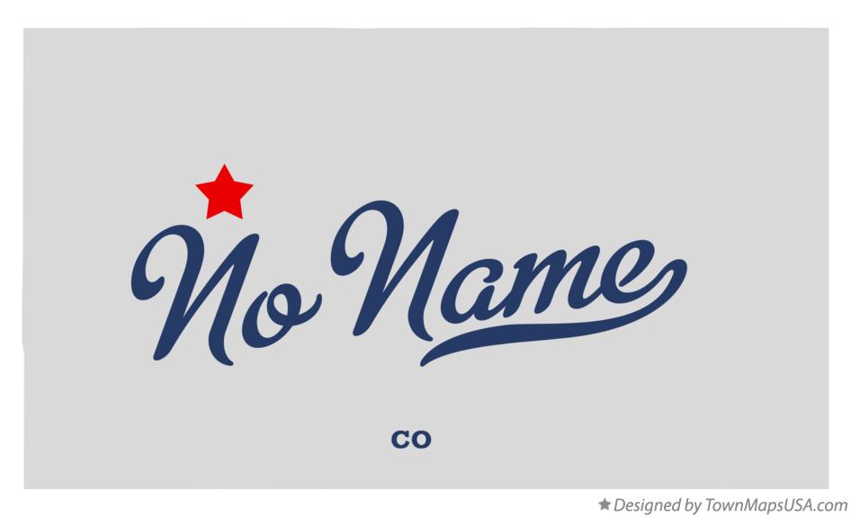 Map of No Name Colorado CO