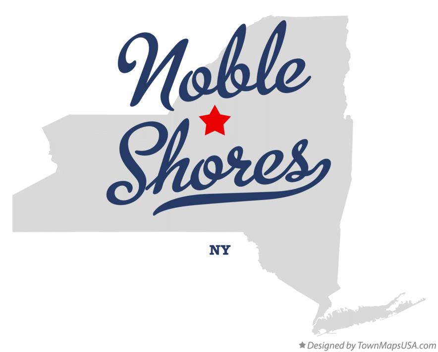 Map of Noble Shores New York NY