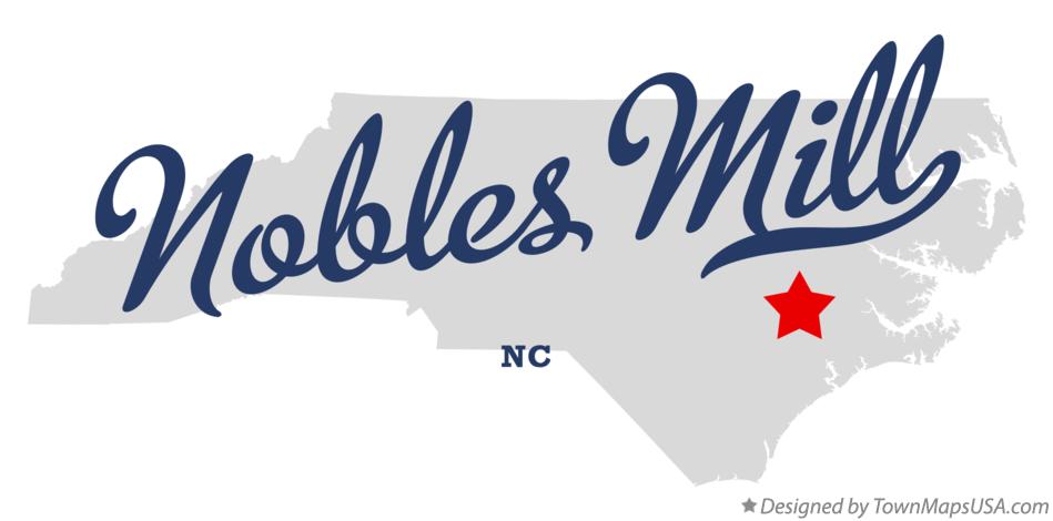Map of Nobles Mill North Carolina NC