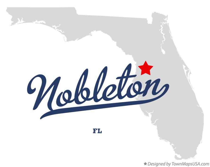Map of Nobleton Florida FL