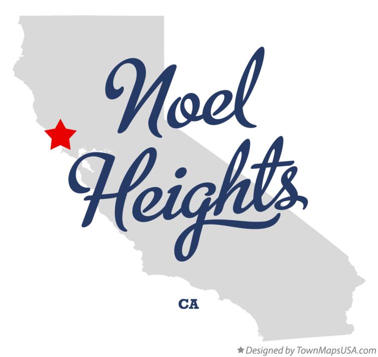 Map of Noel Heights California CA
