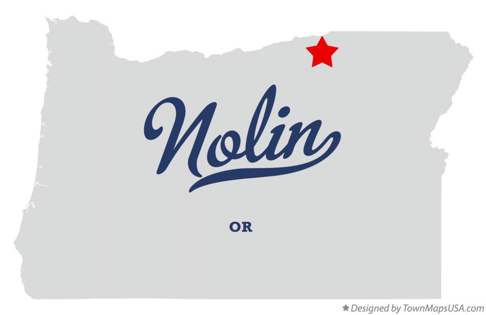 Map of Nolin Oregon OR