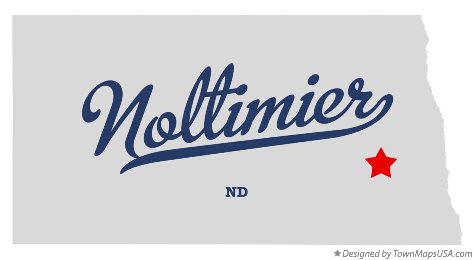 Map of Noltimier North Dakota ND