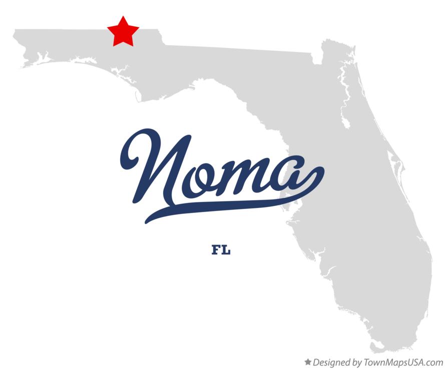 Map of Noma Florida FL