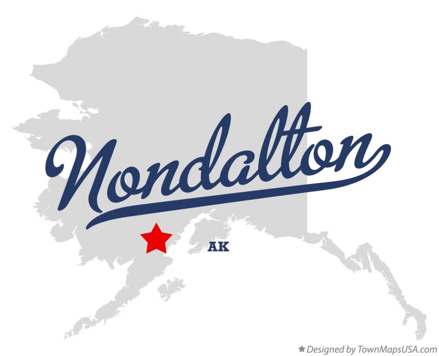 Map of Nondalton Alaska AK
