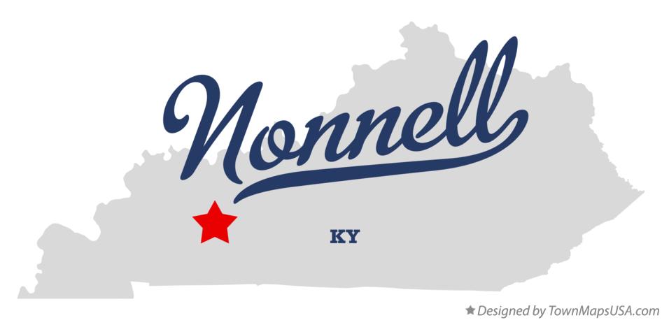 Map of Nonnell Kentucky KY