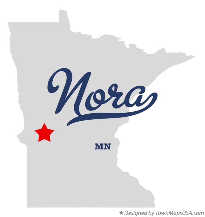 Map of Nora Minnesota MN