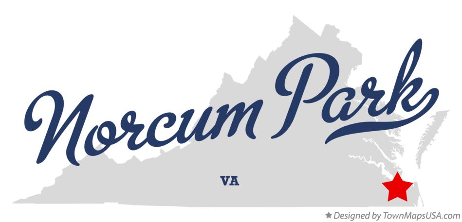 Map of Norcum Park Virginia VA