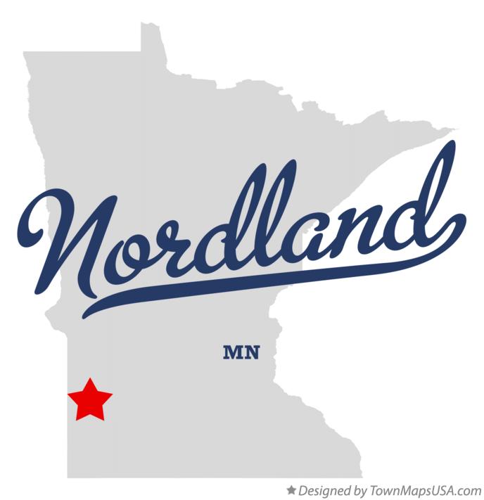 Map of Nordland Minnesota MN