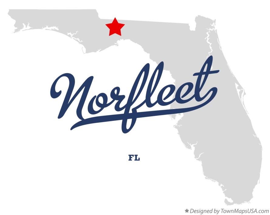 Map of Norfleet Florida FL
