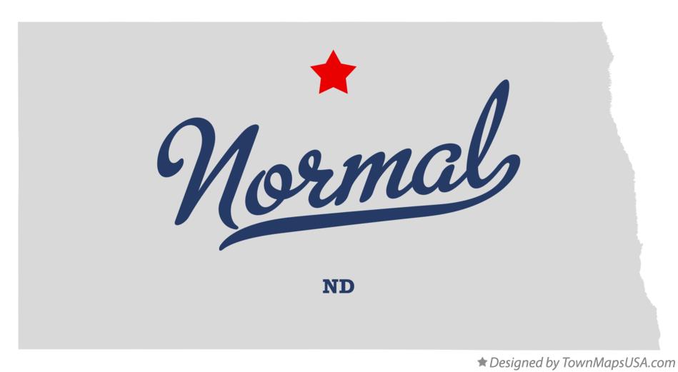 Map of Normal North Dakota ND