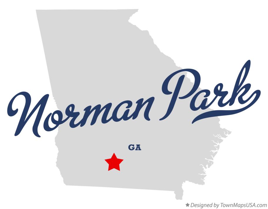 Map of Norman Park Georgia GA