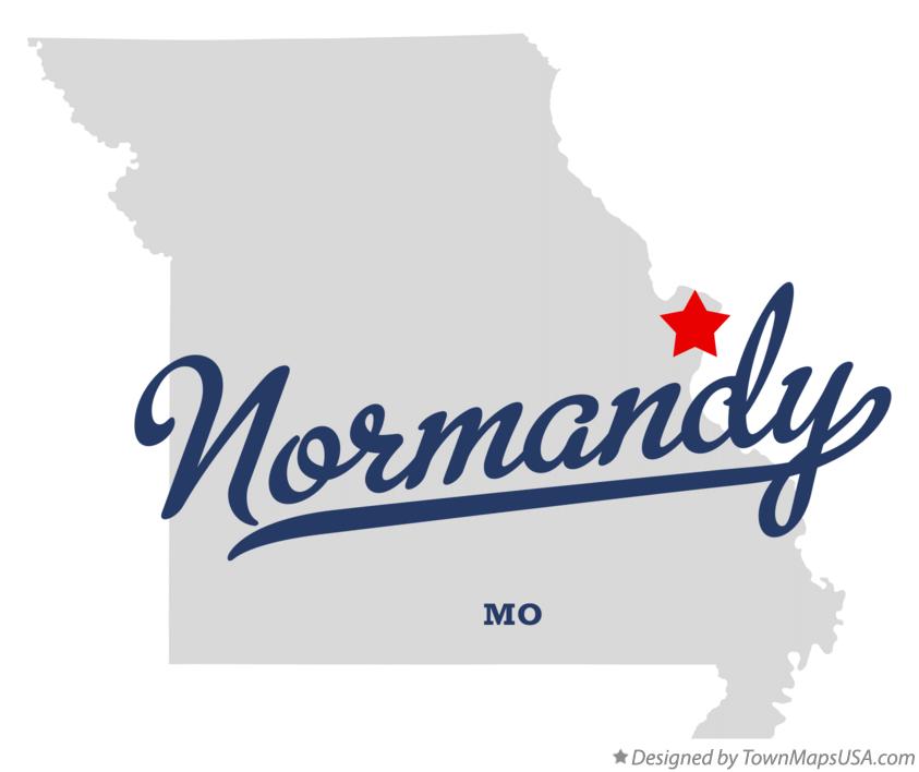 Map of Normandy Missouri MO