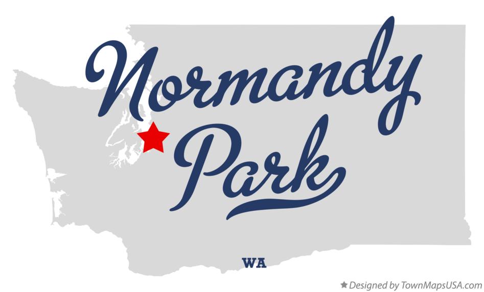 Map of Normandy Park Washington WA