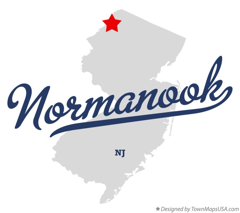 Map of Normanook New Jersey NJ