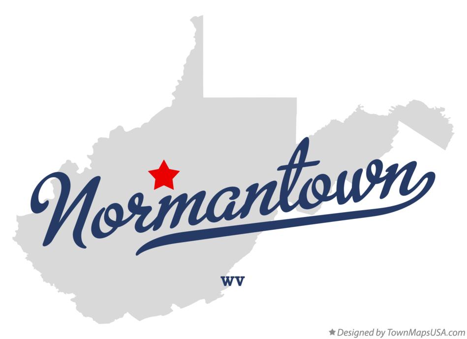 Map of Normantown West Virginia WV