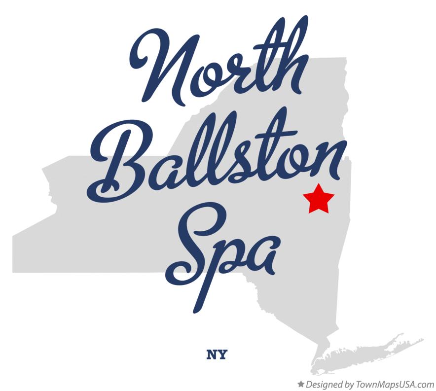 Map of North Ballston Spa New York NY