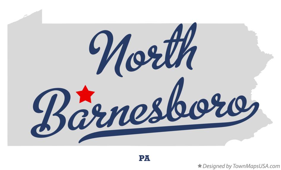Map of North Barnesboro Pennsylvania PA