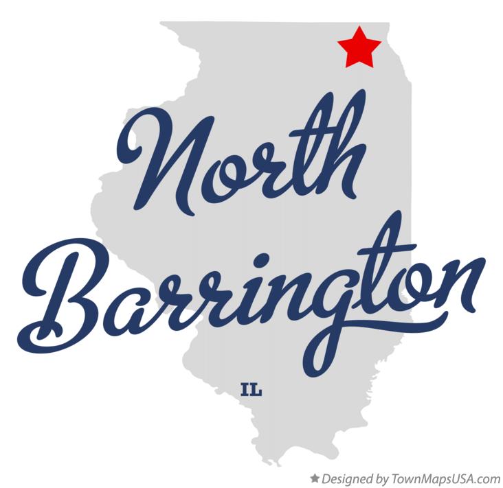 Map of North Barrington Illinois IL