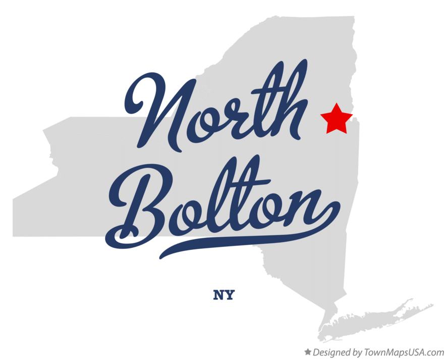 Map of North Bolton New York NY